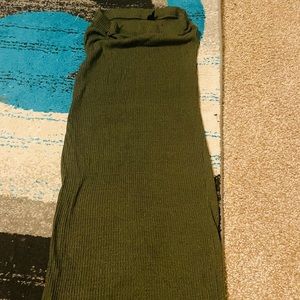 SHEIN army green pencil skirt size L
